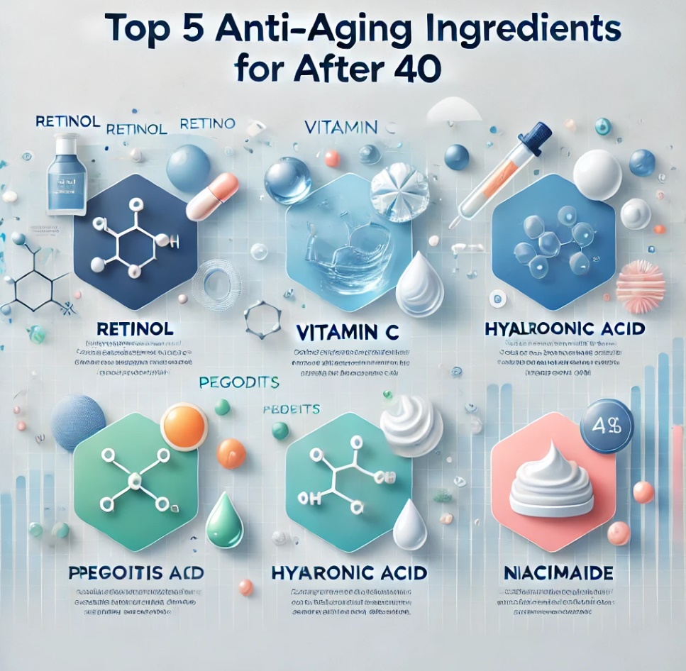 40대 이후 꼭 필요한 안티에이징 성분 TOP 5