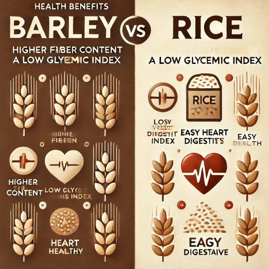 보리 vs 쌀 건강에 더 좋은 곡물은 무엇일까
