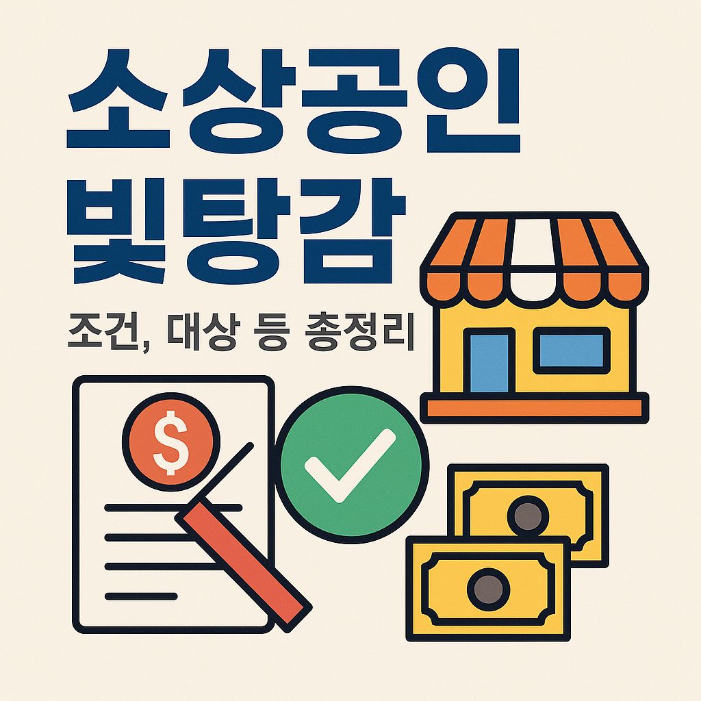 소상공인 빚탕감 조건, 대상 등 총정리