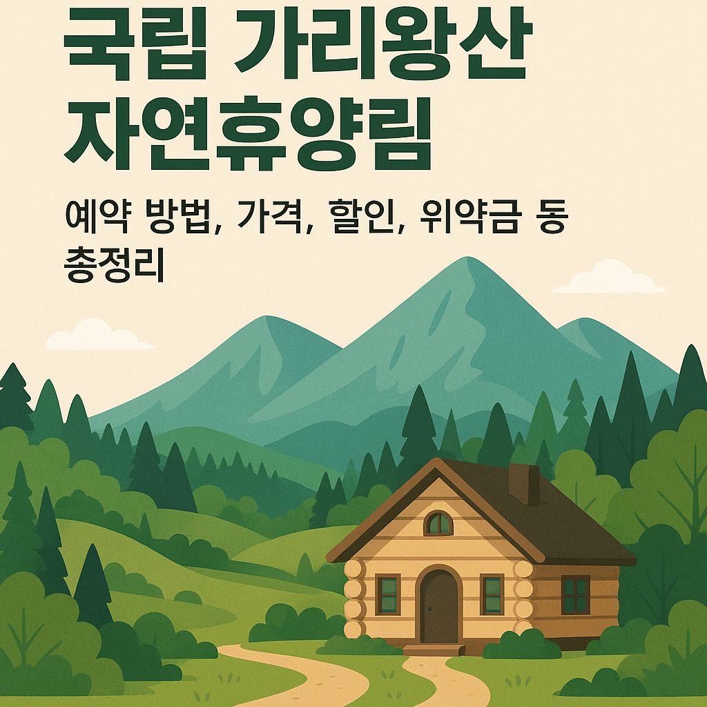 가리왕산 자연휴양림 예약 방법,가격,할인