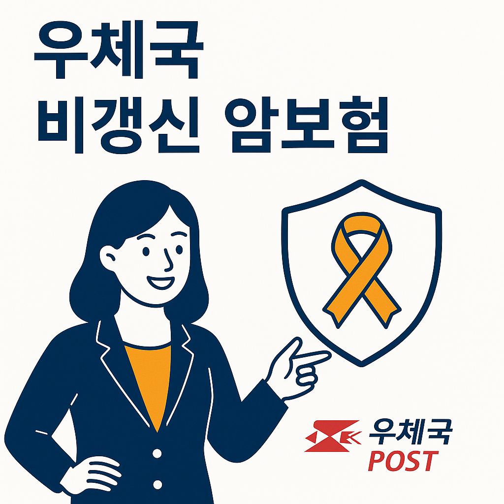 우체국 비갱신 암보험, 무배당 우체국온라인암보험 2504 장점, 보장내용 등 총정리