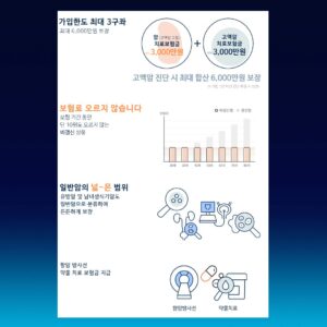 우체국 비갱신 암보험 보장 내용