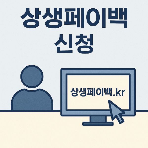 상생페이백 신청, 지급, 사용방법 총정리