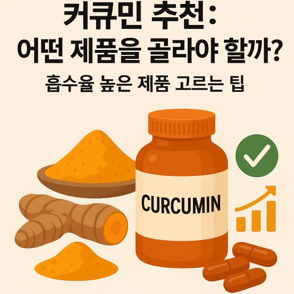 커큐민 추천 어떤 제품을 골라야 할까 흡수율 높은 제품 고르는 팁