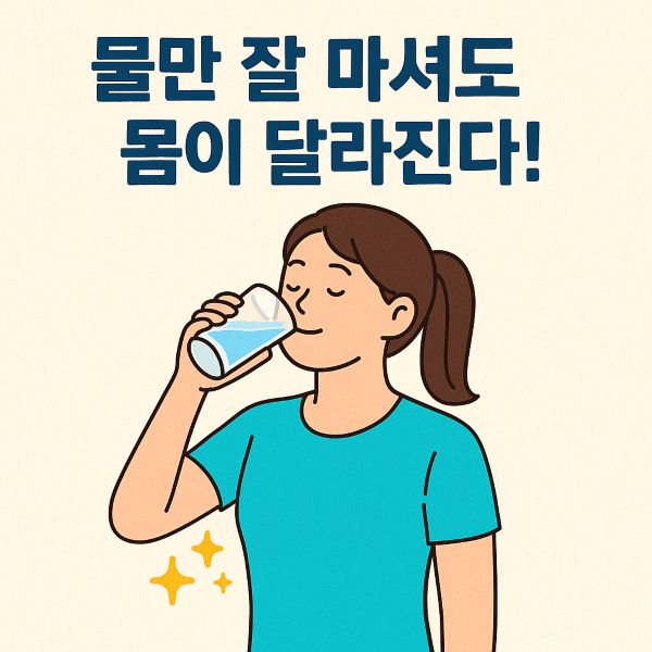 물만 잘 마셔도 몸이 달라진다! 건강을 바꾸는 올바른 물 마시기 습관