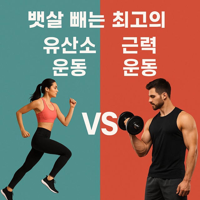 뱃살 빼는 최고의 유산소 운동 vs 근력 운동, 최고의 선택은