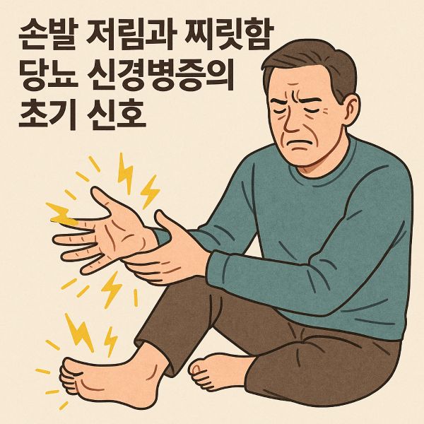 손발 저림과 찌릿함, 단순 혈액순환 문제 아닐 수 있습니다: 당뇨 신경병증의 초기 신호