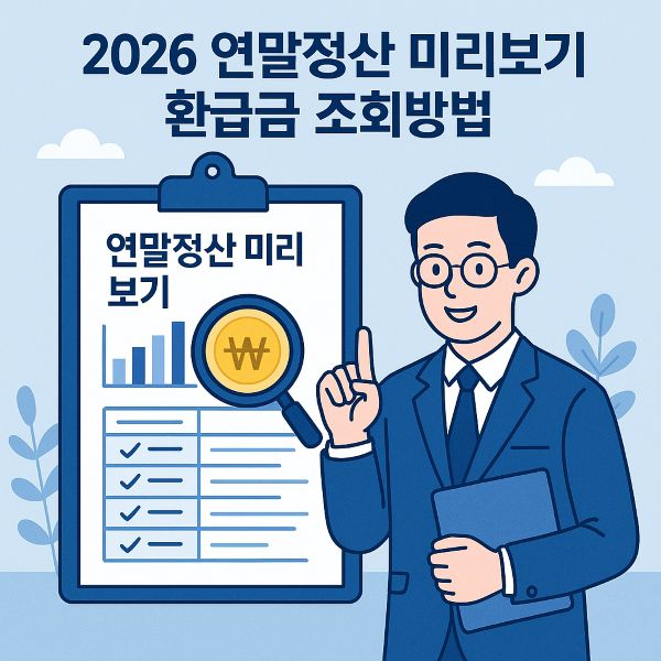 2026 연말정산 미리보기 환급금 조회방법, 기간 등 총정리