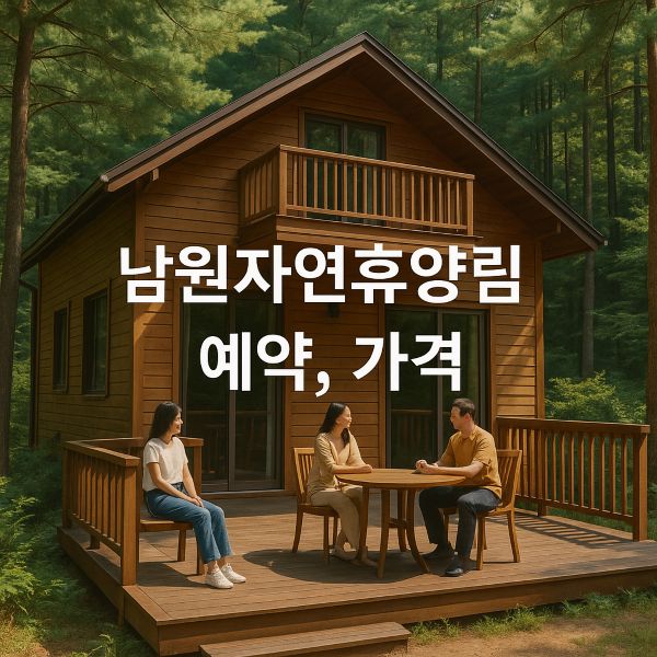남원자연휴양림 예약 가격